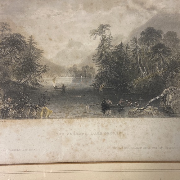 Bartlett Lake George Barrows print - Picture 2 of 7